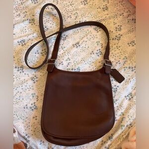 Coach Vintage Crossbody 9135 Purse - Dark Brown
